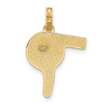 14k Fancy Hairdryer Charm - Image 3
