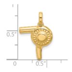 14k Fancy Hairdryer Charm - Image 4