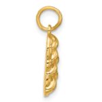14k 3-D Fancy Challah Bread Charm - Image 2