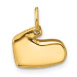 14k Enameled Mitten Charm - Image 3