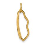 14k Black Enameled Sleep Mask Charm - Image 2