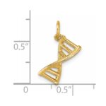 14K 3-D Polished DNA Pendant - Image 5