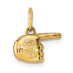 14K American Sign Language Alphabet Fingerspelling Sign G Pendant - Image 3