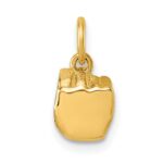 14K American Sign Language Alphabet Fingerspelling Sign N Pendant - Image 3