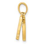 14K Polished Drumsticks and Drum Pendant - Image 2