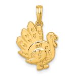 14K Polished Turkey Pendant