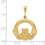 14k Claddagh Pendant - Image 4
