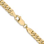 14K 4.3mm Solid Miami Cuban Link with Lobster Clasp Chain - Image 3