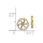 14k 1/5 carat AA Diamond Earring Jackets - Image 3
