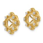 10k Fancy Diamond Earring Jackets - Image 2