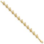 14k Polished Beach Chair 7 inch Bracelet - Image 2