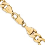 14K 8.75mm Flat Figaro with Lobster Clasp Chain - Image 3