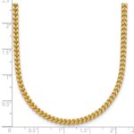 14K 2mm Franco with Lobster Clasp Chain - Image 5