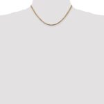 14K 2.5mm Franco with Lobster Clasp Chain - Image 4