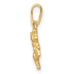 14k Madi K Polished Unicorn Childrens Charm / Pendant - Image 2