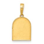 14k Polished Multi Color Enamel Sunset and Moon Charm - Image 3