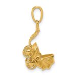 14k 3-D Baby Carriage Charm - Image 2