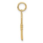 14K Polished Key Charm - Image 2
