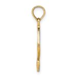 14K and White Rhodium Pelican Standing Charm - Image 2