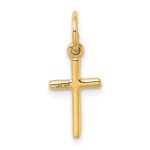 14k Small Cross Charm - Image 3
