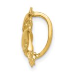 14k Four Dolphins Omega Slide - Image 2