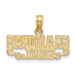 14k GRANDPAS GIRL Charm - Image 4