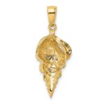 14k Conch Shell Pendant - Image 3
