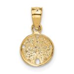 14K Sand Dollar Pendant - Image 3