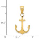 14k Anchor Pendant - Image 4
