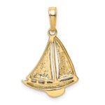 14k Sailboat Pendant - Image 3