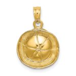 14K 3-D Sailor Hat Charm