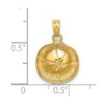 14K 3-D Sailor Hat Charm - Image 3