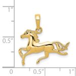14k Jumping Horse Pendant - Image 4