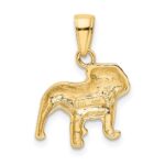 14k Bulldog Pendant - Image 3