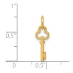 14k Key Letter I Initial Charm - Image 4