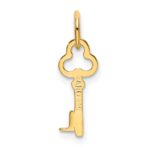 14k Key Letter L Initial Charm - Image 3