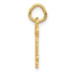 14k Key Letter P Initial Charm - Image 2