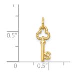 14k Key Letter S Initial Charm - Image 4