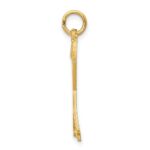 14k Ski Poles Charm - Image 2