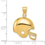 14k Football Helmet Pendant - Image 4