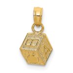 14k AB with Apple Baby Block Charm