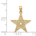 14k Filigree Star Pendant - Image 3