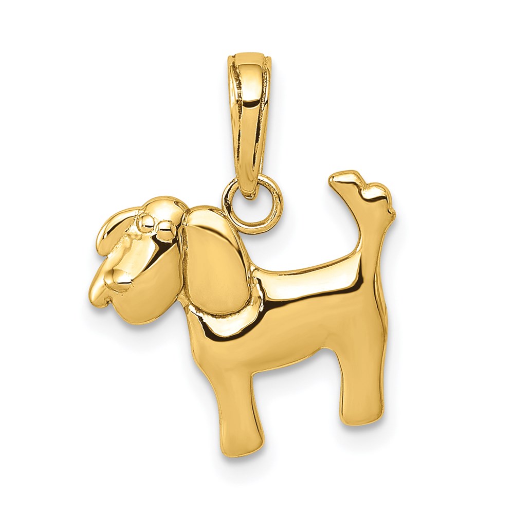 K4856.jpg 14k Polished Dog Charm - Image 1