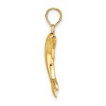 14k Polished Dolphin Charm - Image 2