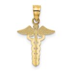 14k Caduceus Medical Pendant - Image 3