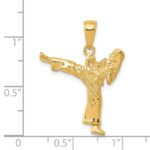 14k Girl Karate Charm - Image 4