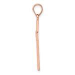 14K Rose Gold Cross Pendant - Image 2