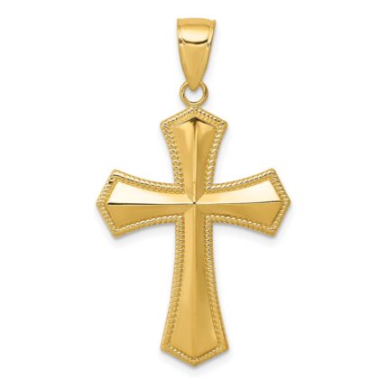 14k Passion Cross Pendant