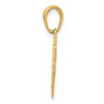 14K Reversible FOR MY SISTER / FRIENDS FOREVER Heart Pendant - Image 2