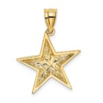 14k Polished Star Pendant - Image 3